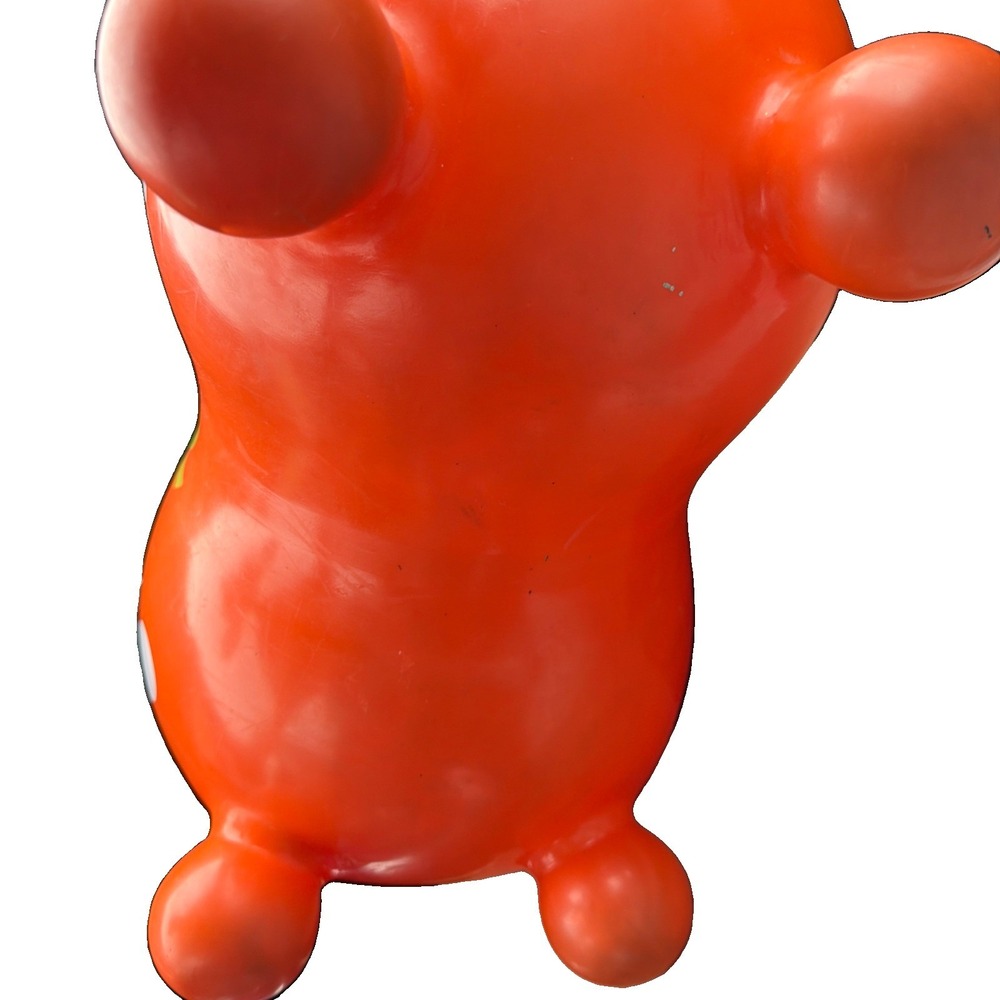 RODY ORANGE PONY HORSE VINTAGE 1984 LEDRA PLASTIC RUBBER BOUNCING MADE IN ITALY - Picture 4 of 8